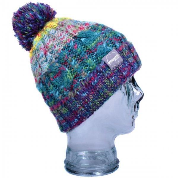 DEWERSTONE CHUNKY KNIT BEANIE - FAIRGROUND BLAST