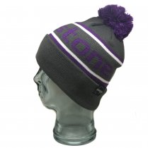 DEWERSTONE PODIUM BOBBLE BEANIE - GREY